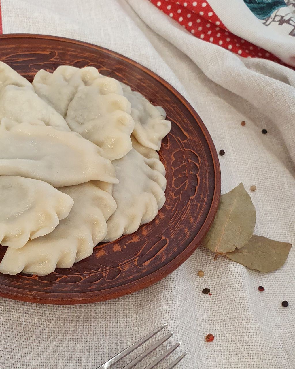 Вареники с картофелем и грибами